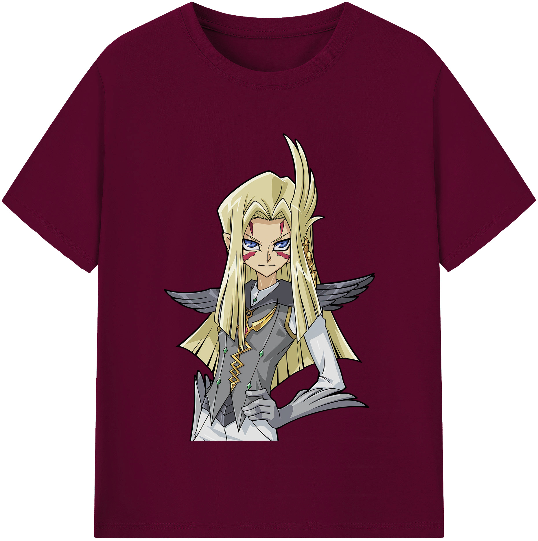 （画像用） 遊☆戯☆王 Yu-Gi-Oh! レディースカジュアルプリントTシャツ（綿100％）